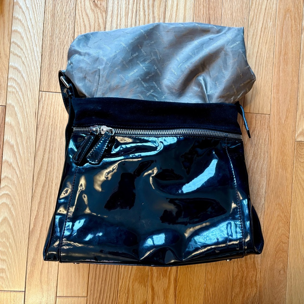 Black Patent Leather Women's Bag, The Trend - Picture 5 of 8